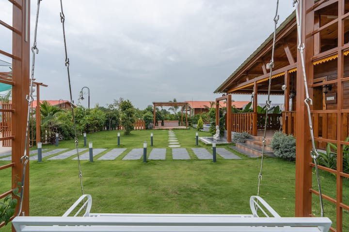 Open Green Spaces at La Cabana Farm Stay